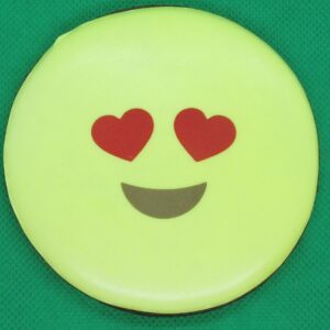 Chocolate Emoji 'Heart Eyes' Biscuit