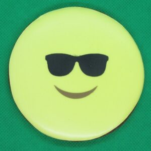 Chocolate Emoji 'Sunglasses' Biscuit